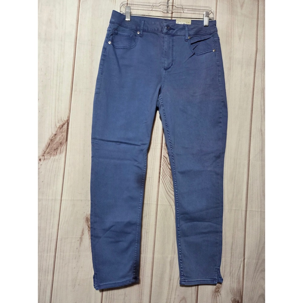 Maurices Womens High Rise Crop Jeans Blue Size 9/10 Stretch Denim Pants